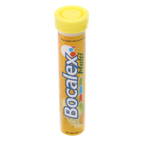 Viên sủi Bocalex Multi hỗ trợ tăng đề kháng tuýp 20 viên