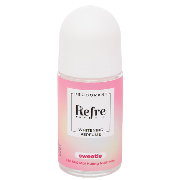 Lăn khử mùi Refre Whitening Perfume hương ngọt ngào chai 40 ml