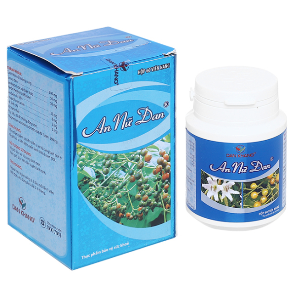 An Nữ Đan hỗ trợ giảm u xơ tử cung chai 60 viên