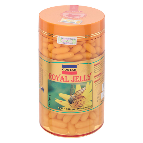 Sữa ong chúa Costar Royal Jelly giúp nâng cao sức đề kháng, làm đẹp da chai 365 viên