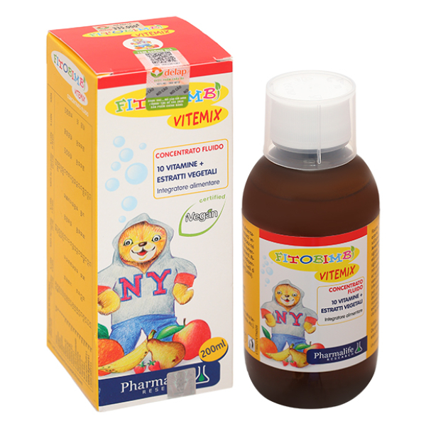Siro Fitobimbi Vitemix bổ sung vitamin cho bé chai 200ml