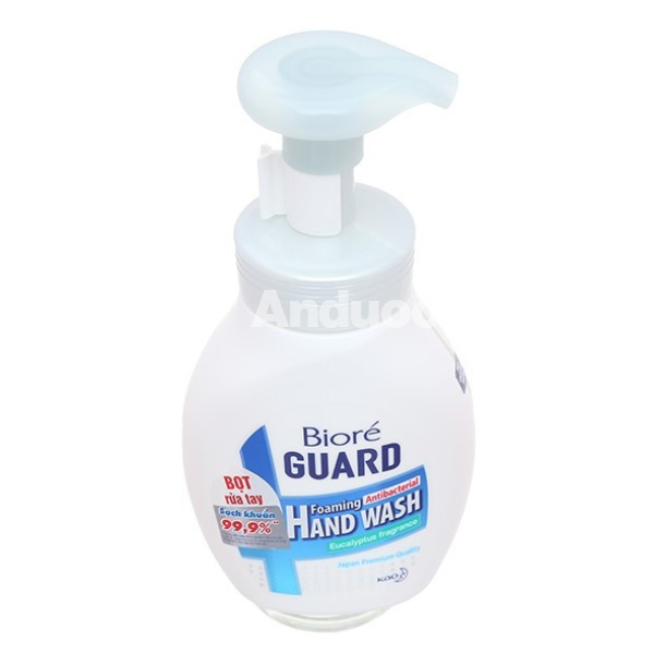 Bọt rửa tay Bioré Guard hương khuynh diệp kháng khuẩn chai 250ml