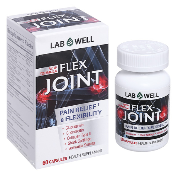 Lab Well Flex Joint giảm thoái hóa khớp, khô khớp chai 60 viên