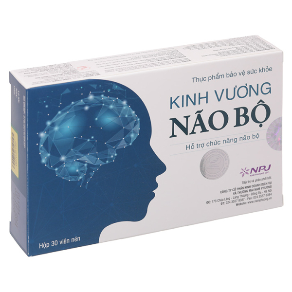 Kinh Vương Não Bộ hỗ trợ chức năng não hộp 30 viên