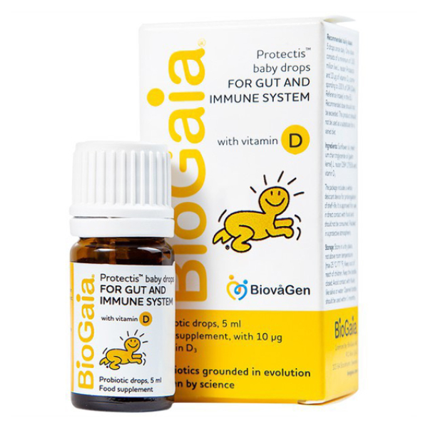 Men vi sinh BioGaia Protectis Baby Drops Vitamin D3 bổ sung lợi khuẩn lọ 5ml