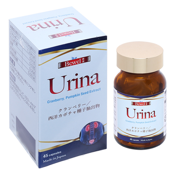 Bewel Urina giúp giảm phì đại lành tính tuyến tiền liệt chai 45 viên