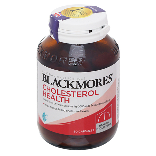 Blackmores Cholesterol Health hỗ trợ giảm cholesterol lọ 60 viên