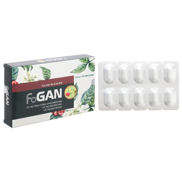 FoGAN hỗ trợ giải độc, bảo vệ gan hộp 20 viên