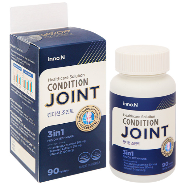 Condition Joint giúp bổ sung dưỡng chất cho khớp, mô sụn khớp lọ 90 viên