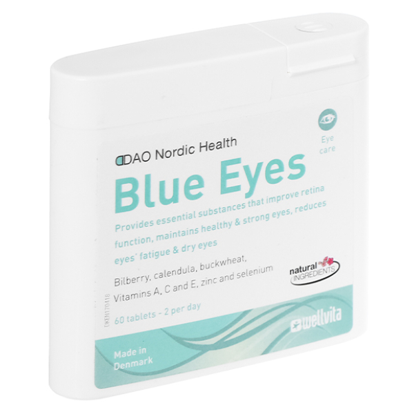 Dao Nordic Health Blue Eyes tăng cường chức năng võng mạc chai 60 viên