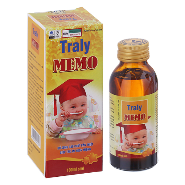 Traly Memo kích thích ăn ngon, tăng đề kháng chai 100ml
