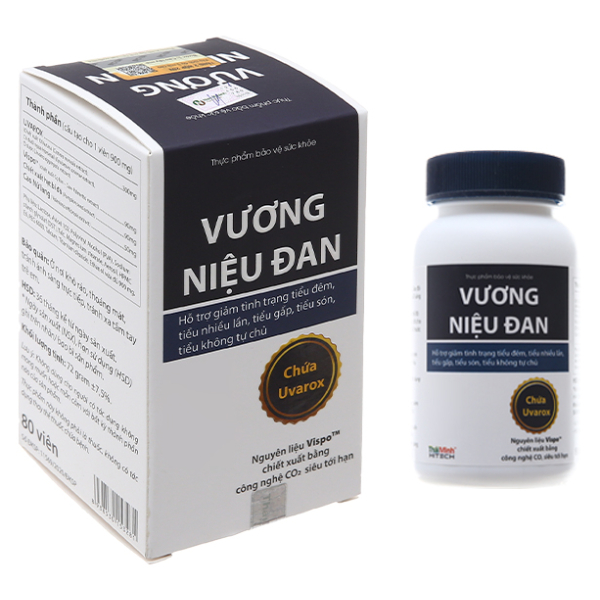 Vương Niệu Đan giảm kích thích bàng quang, giảm tiểu đêm hộp 80 viên