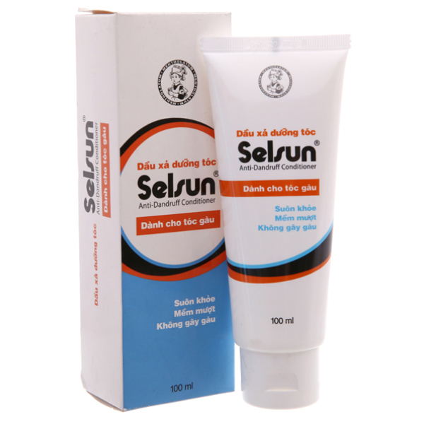 Dầu xả Selsun suôn khoẻ, mềm mượt dành cho tóc gàu tuýp 100ml