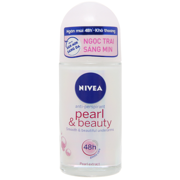 Lăn khử mùi Nivea pearl & beauty dưỡng da sáng mịn chai 50ml