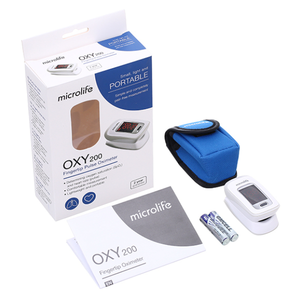 Máy đo nồng độ oxy trong máu SPO2 Microlife Oxy 200