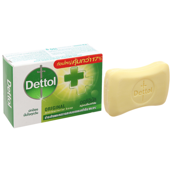 Xà phòng Dettol kháng khuẩn & dịu nhẹ da cục 100g