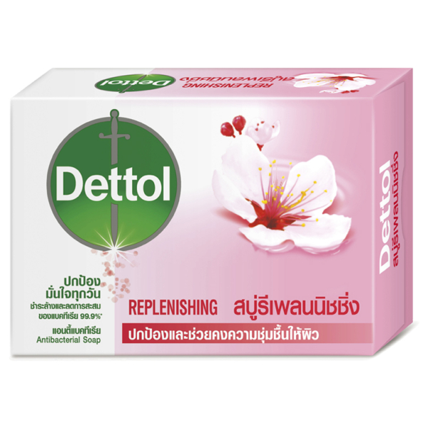 Xà phòng Dettol Replenishing kháng khuẩn & chăm sóc da cục 100g