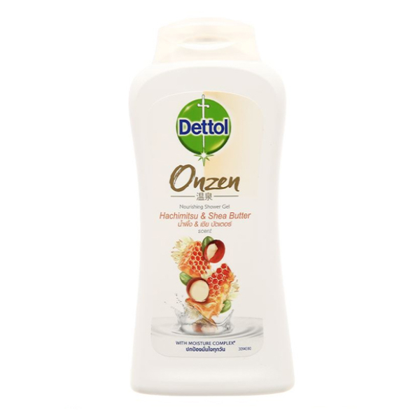 Sữa tắm Dettol Onzen mật ong kháng khuẩn, dưỡng thể chai 250g