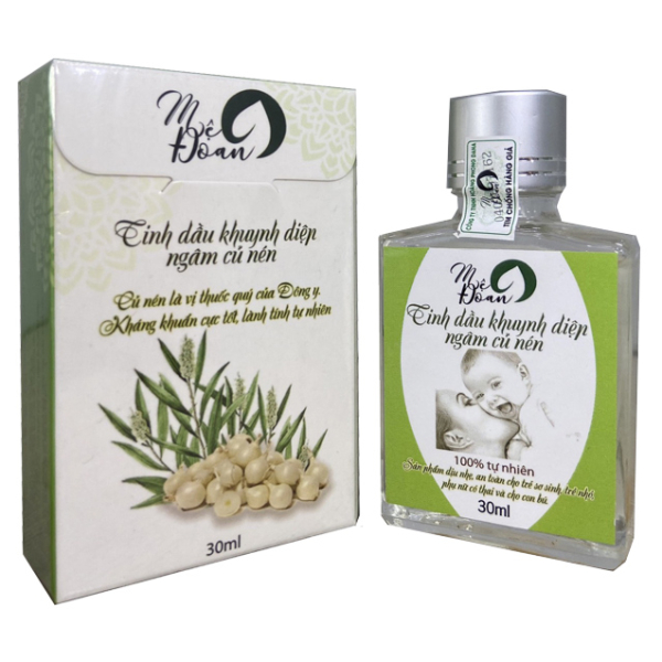 Tinh dầu khuynh diệp củ nén Mệ Đoan ngừa cảm cúm, kháng khuẩn chai 30ml