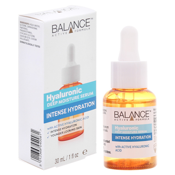 Serum Balance Hyaluronic cấp nước, hạn chế tiết dầu lọ 30ml