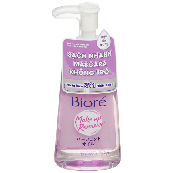 Dầu tẩy trang Bioré làm sạch lớp trang điểm, bụi bẩn, bã nhờn trên da chai 150ml