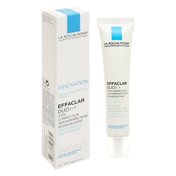 Kem La Roche-Posay Effaclar Duo (+) giảm mụn, ngừa thâm tuýp 40ml