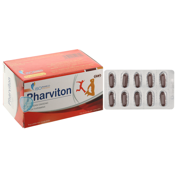 Pharviton hỗ trợ ăn ngon, tăng đề kháng hộp 60 viên