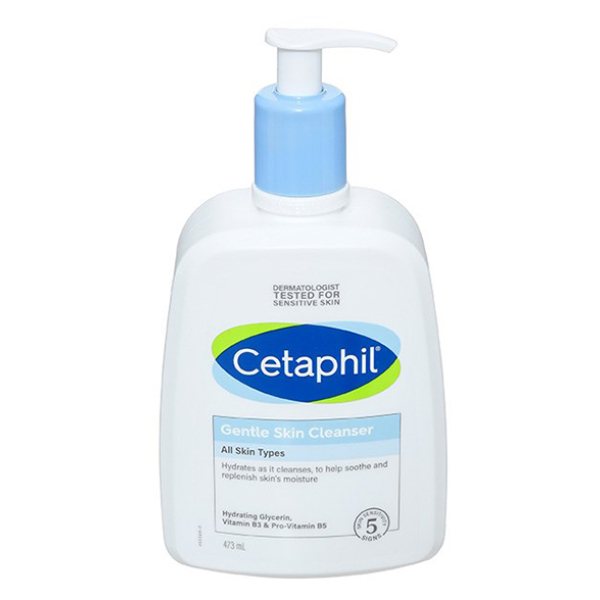 Sữa rửa mặt Cetaphil Gentle Skin Cleanser làm sạch dịu nhẹ chai 473ml