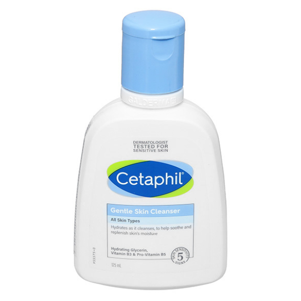Sữa rửa mặt Cetaphil Gentle Skin Cleanser làm sạch dịu nhẹ chai 125ml