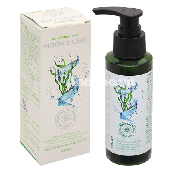 Gel vệ sinh phụ nữ Moon's Care làm sạch dịu nhẹ, ngừa viêm nhiễm chai 100ml