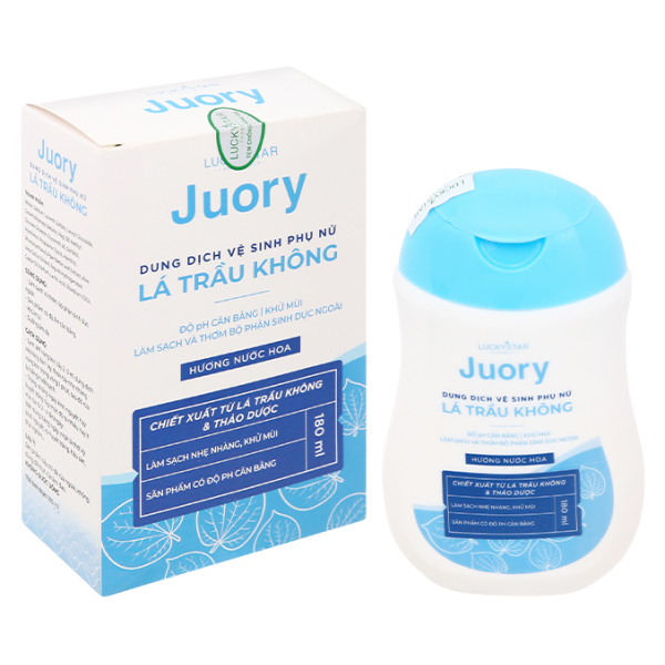 Dung dịch vệ sinh phụ nữ Joury lá trầu không làm sạch, khử mùi chai 180ml