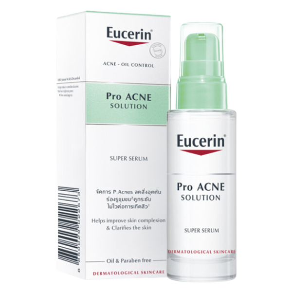 Tinh chất Eucerin ProAcne Super Serum giảm mụn, mờ sẹo chai 30ml