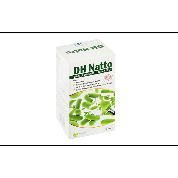 DH Natto hỗ trợ hoạt huyết, giúp tăng cường lưu thông máu lên não hộp 30 viên