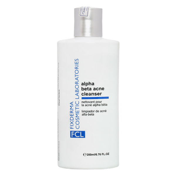 Sữa rửa mặt Fixderma Alpha Beta Ance ngừa mụn trứng cá chai 200ml