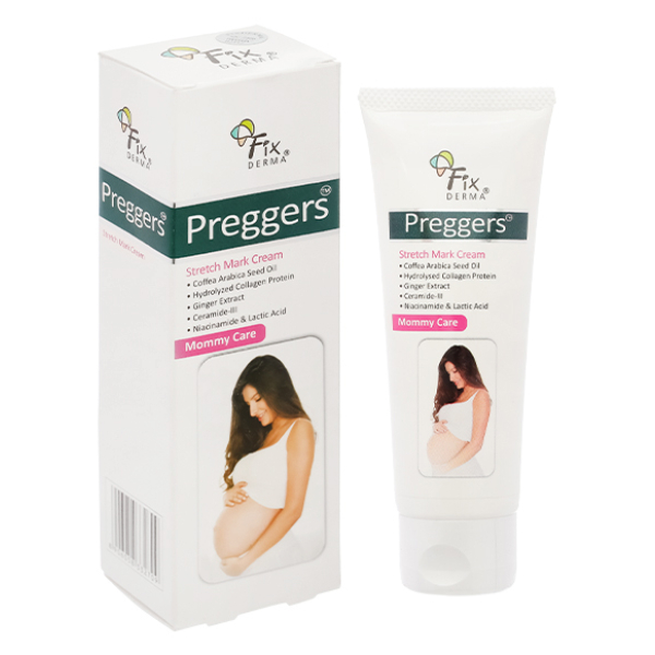 Kem Fixderma Preggers giúp ngừa rạn da, dưỡng ẩm dành cho bà bầu tuýp 60g