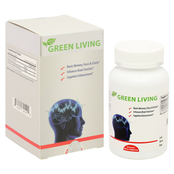 Green Living hỗ trợ tăng cường tuần hoàn não hộp 60 viên