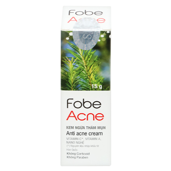 Kem Fobelife Fobe Acne ngừa thâm mụn tuýp 15g