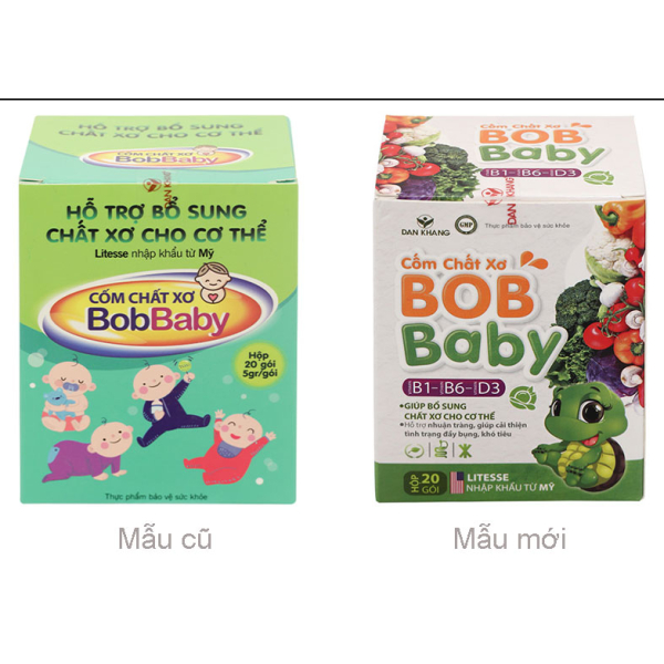 Cốm Chất Xơ BobBaby hỗ trợ bổ sung chất xơ hộp 20 gói x 5g