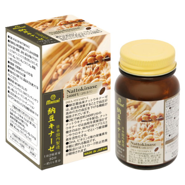 Mamori Nattokinase giúp tăng cường lưu thông máu hộp 60 viên