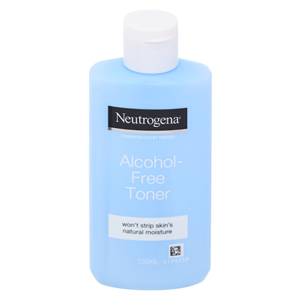 Nước hoa hồng Neutrogena Alcohol Free Toner không cồn làm sạch da chai 150ml