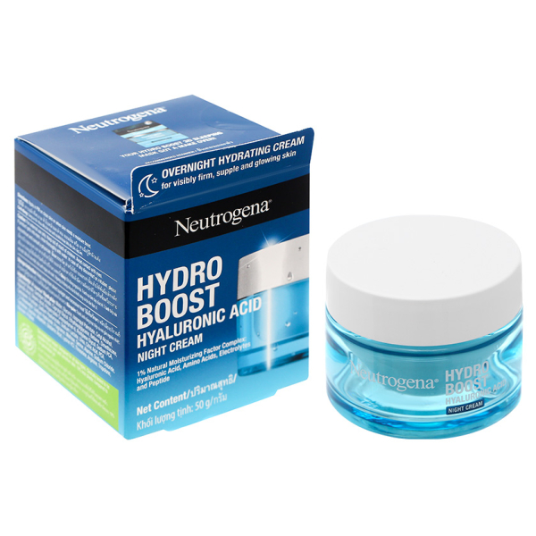 Kem dưỡng ẩm ban đêm Neutrogena Hydro Boost Hyaluronic Acid hũ 50g