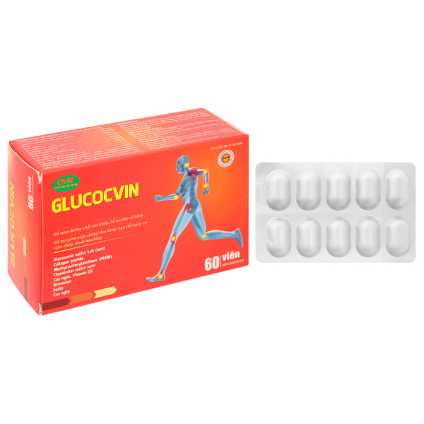 Glucocvin giảm đau khớp, thoái hóa khớp hộp 30 viên