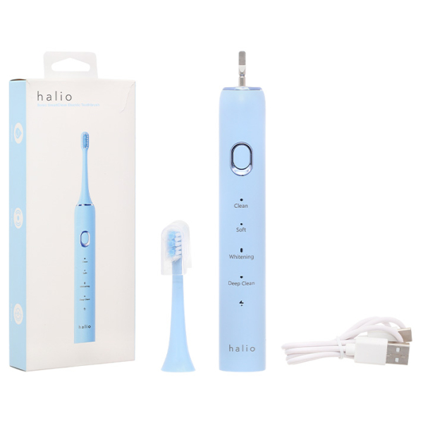 Bàn chải điện Halio Sonic SmartClean - Sky Blue