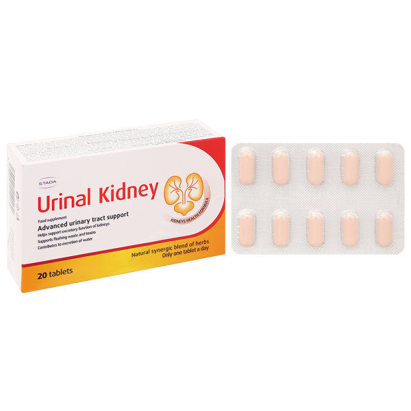 Stada Urinal Kidney giúp bổ thận, tăng cường đào thải hộp 20 viên