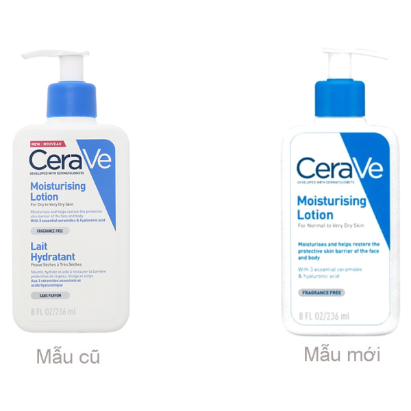 Sữa dưỡng ẩm CeraVe Moisturising Lotion cấp ẩm, phục hồi cho da khô chai 236ml