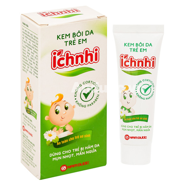 Kem bôi da trẻ em Ích Nhi dịu vết ngứa, hăm tã, côn trùng đốt tuýp 20g