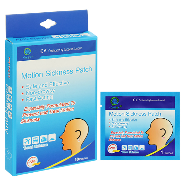 Miếng dán chống say tàu xe Fobelife Motion Sickness Patch hộp 10 miếng