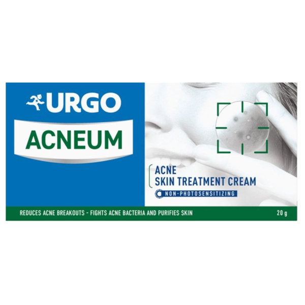 Kem Urgo Acneum ngừa mụn, làm dịu, kháng khuẩn tuýp 20g
