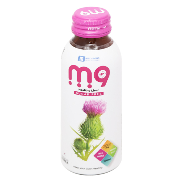 Nước uống M9 giúp thanh nhiệt, tăng cường chức năng gan chai 100ml