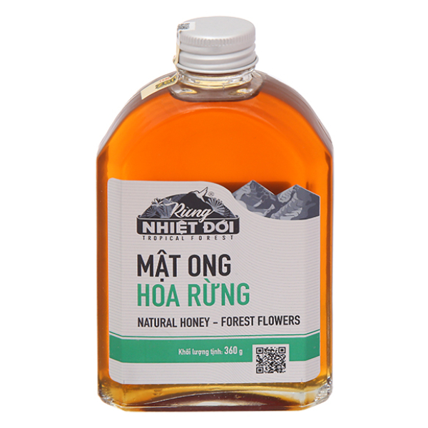 Mật ong hoa rừng Rừng Nhiệt Đới chai 360g